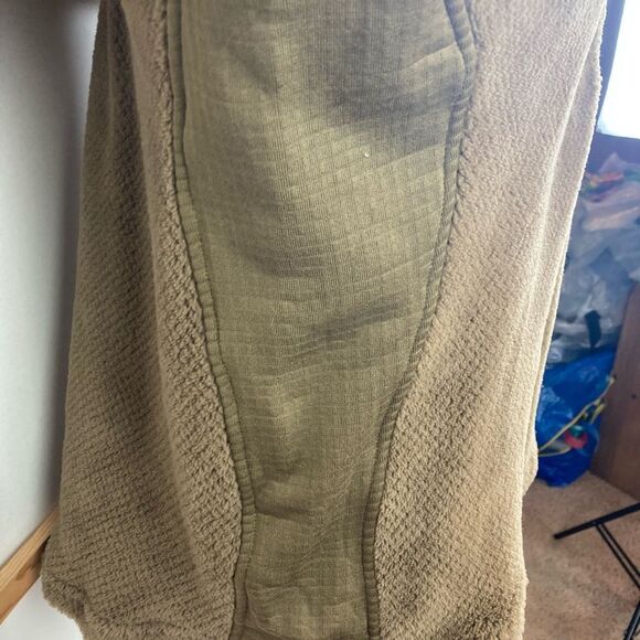 Vintage Polartec textured 1/4 zip jacket w/ quilted sides and cuffs oversized - Picture 6 of 9